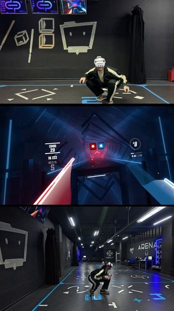 Первый раз в Beat Saber и сразу разнос 😮💨🔥 смотреть онлайн