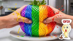 Мультики для детей. Сочно Вскрываем Огромные фрукты 🍓 Посмотрим Что внутри? Мультики для малышей