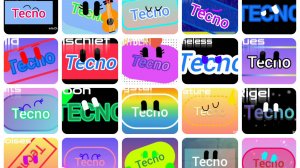 Все анимации рингтонов на одном Tecno