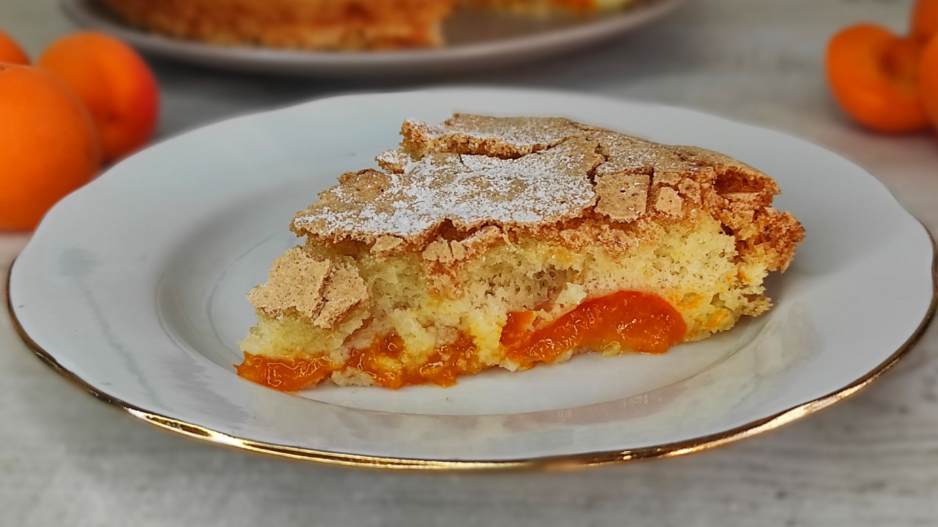 ШАРЛОТКА с абрикосами к ЧАЮ! Вкусный ПИРОГ к чаю.