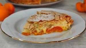 ШАРЛОТКА с абрикосами к ЧАЮ! Вкусный ПИРОГ к чаю.