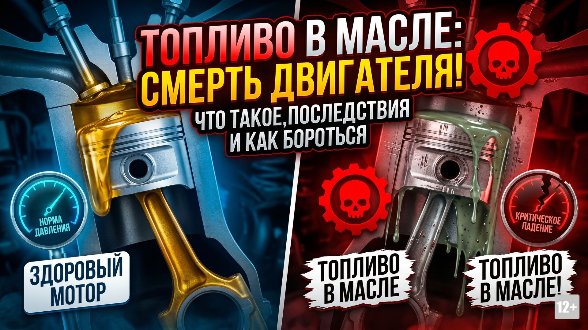 ТОПЛИВО В МАСЛЕ. ПОЧЕМУ ИЗ 5W40 - МАСЛО ПРЕВРАЩАЕТСЯ В 5W-20? #anton_mygt смотреть онлайн