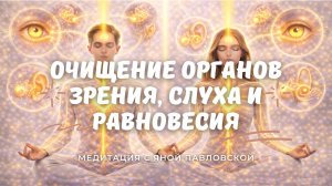 Медитация на очищение органов зрения, слуха и равновесия | Яна Павловская