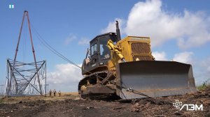 Установка анкерно-угловой опоры У330-1+9
