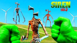 📢 СИРЕНОГОЛОВЫЙ 📢 ВСЕ ВИДЫ против ХАЛКА. Кто круче? SIREN HEAD vs HULK.