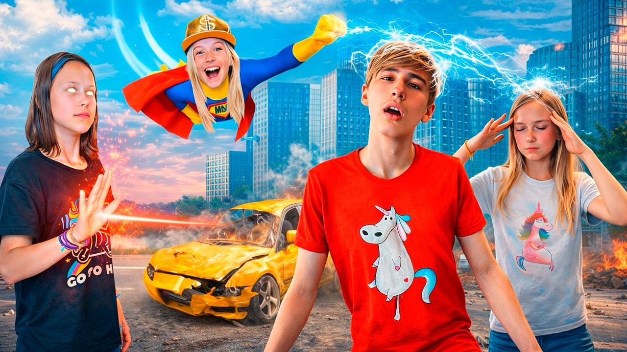 Супергерои! Мальчики Vs Девочки! Кто Круче! Мы Семья - Лучшее!