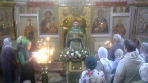 Проповедь на ранней Литургии в День Святой Тро́ицы - Пятидесятницы.