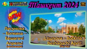 Улицы Ташкента: Лисунова, Боткина, Хумо Арена | Tashkent Streets 2024