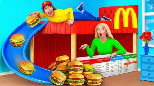 Мы Открыли Свой МакДональдс у Себя Дома от Jelly DO Challenge