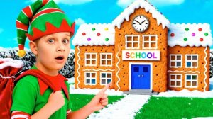Санта учит детей быть Эльфами! Добрая новогодняя история