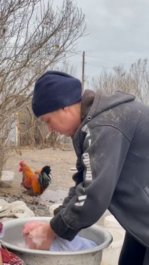 Стирка руками.