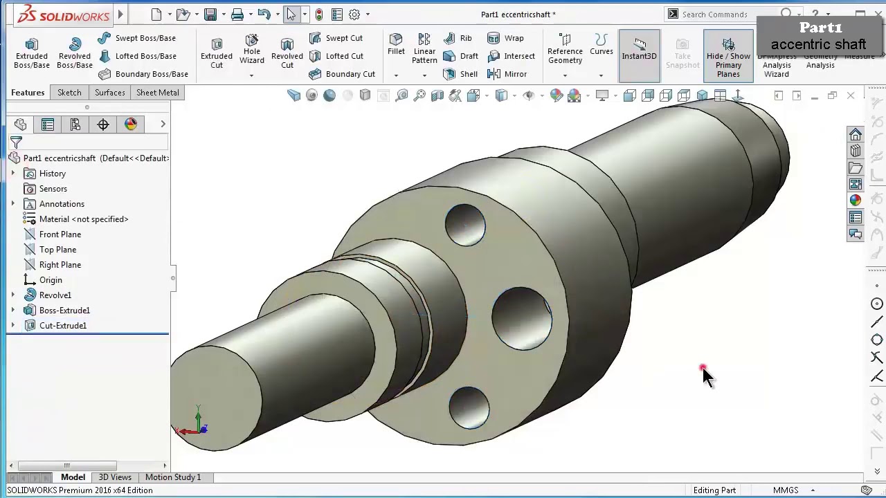 SolidWorks Tutorial #274 Wankel engine introduction to blocks, planetary gear смотреть онлайн