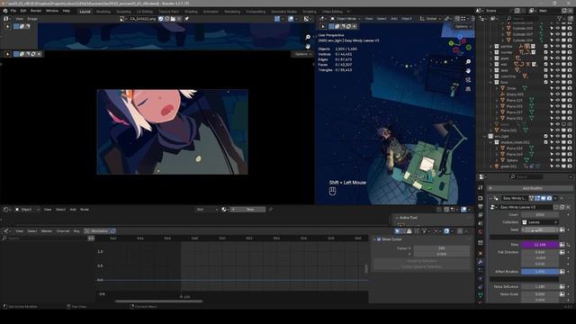 Coloso - A to Z of NPR Animation in Blender 42-5. Background Objects Effects Practice - 6 смотреть онлайн