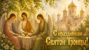 Светлый праздник Троицы! Шикарная музыкальная открытка.