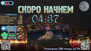 Натиск 👉 Грозовой тигр 👉 Рандом 💰 Каждый час 200 голды на VK Видео ◉ Мир Танков