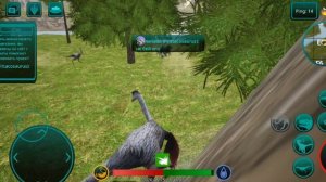 Играем за орнитомима и кентрозавра в игре the cursed dinosaur isle.