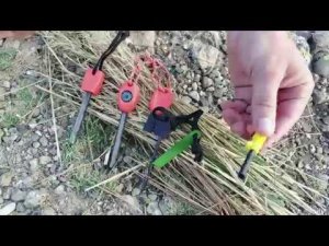 Огнива Tramp TRG-030, Следопыт PF-FT-02/PF-FT-02C, Ganzo GSA-01YE. Обзор. Личный опыт.