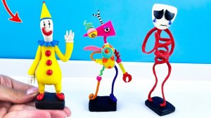 [Лепка ОК] Лепим Кауфмо, Гэнгл и Зубл 🎪 Удивительный ЦИФРОВОЙ ЦИРК