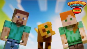 Приключение с магнитными кубиками Minecraft для детей!