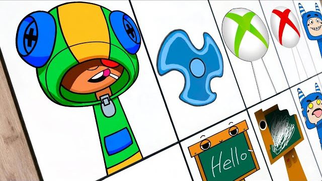 РИСУЕМ СПРУНКИ ОС: Leon (ИЗ Brawl Stars) ФАЗЫ 1-2