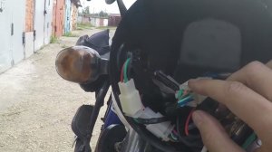установка аварийной сигнализации на мопед альфа.простая устанвка аварийки