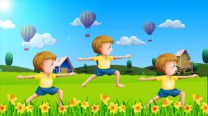Kids TOON exercises 3. Sports for kids / Nursery rhymes. YarMin St.