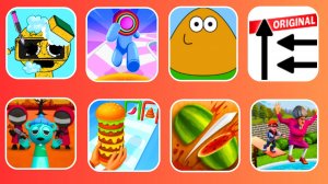 🌈SPRUNKI & Layer Man & Pou & Arrows & Burger Master & Вредная Училка