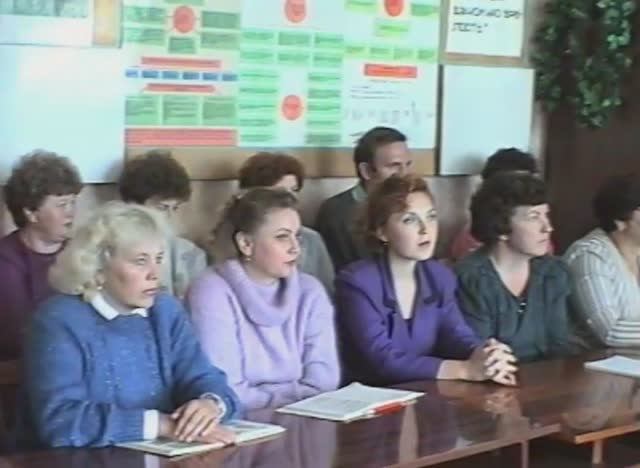 Визит В.Ф. Чуба в Казанское СПТУ №97. 1996 год