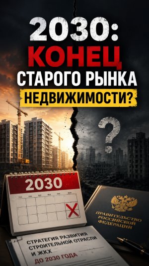 2030: конец старого рынка недвижимости? #2030 #прогноз2030 #недвижимость #предсказания #чтобудет2030
