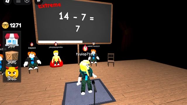 Математическое убийство с Сергеем в Roblox