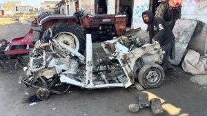 Вот так в Пакистане чинят битые автомобили