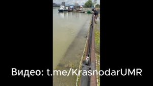 В Краснодаре затапливает Кубанскую набережную
