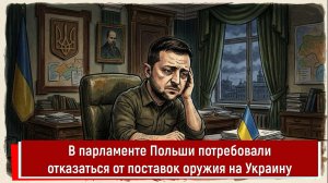 В парламенте Польши потребовали отказаться от поставок оружия на Украину