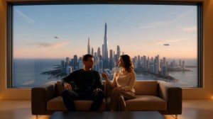 Future City 2200 🌊 Flying Cars & Luxury Life ｜ Cinematic Ambient