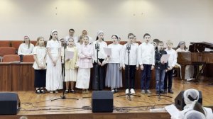 Дети ср.группы - Хвали Творца, лишь день начнётся