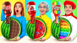 Кулинарный Челлендж# Я против Бабушки # Фантастические Кухонные Рецепты от Jelly DO Challenge