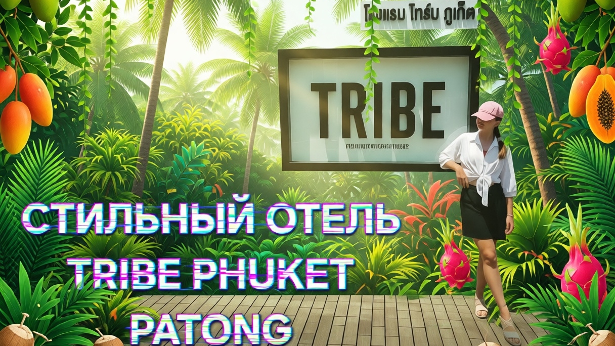 ОТДЫХ НА МАКСИМУМЕ | Отель TRIBE Phuket, обзор ресторанов на Патонге и секретный маршрут до пляжа🌴