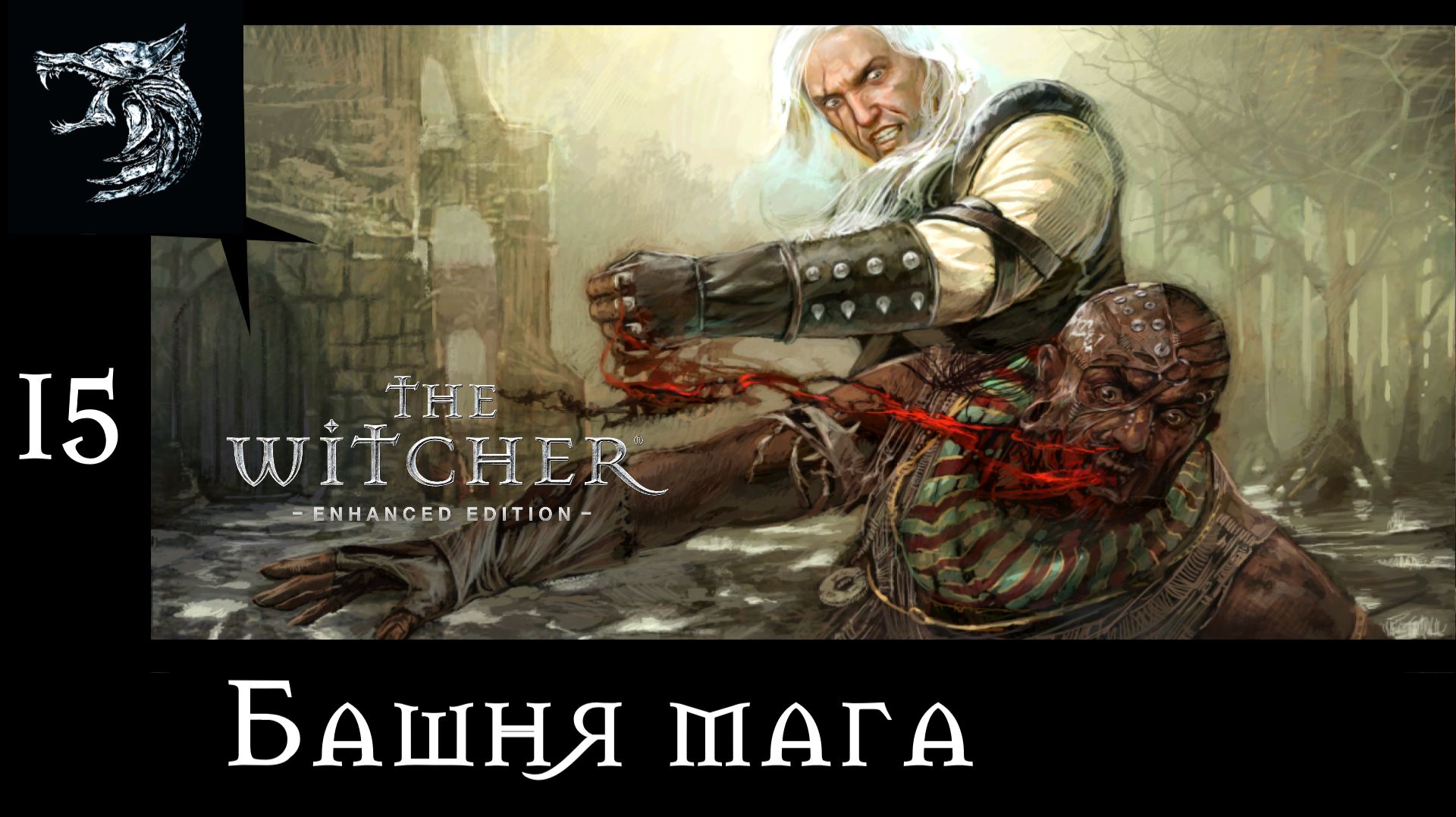 Ведьмак: Возрождение Белого Волка. Полное прохождение. 15 серия - Башня мага