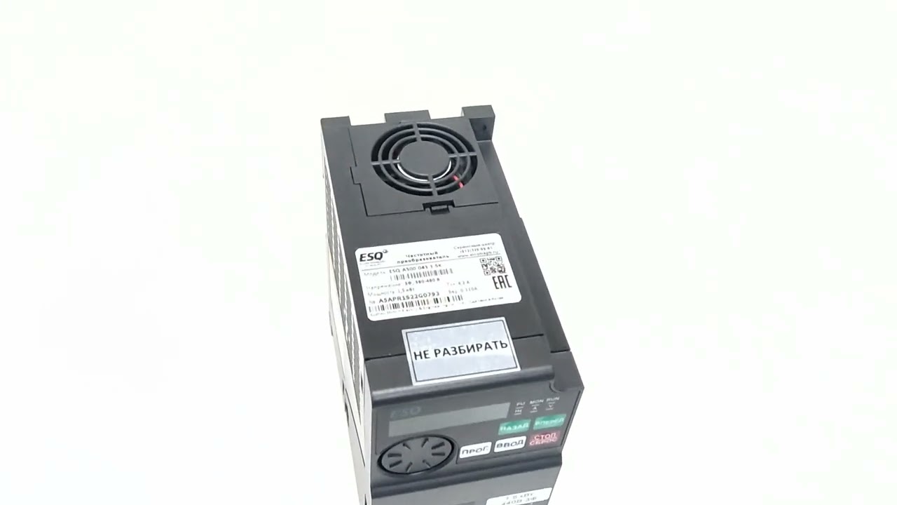 Преобразователь частотный ESQ-A500-043-1,5К 1,5кВт 400В ПКА-ПП2 12000032390