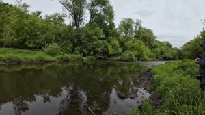 Ловля голавля на р.Пахре по низкому уровню в холодную погоду .