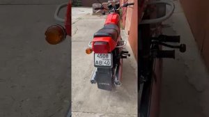 Готовый двигатель Ява 638 на мотоцикле заказчика.