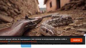 Мужчина пытался застрелить змею и ранил пять человек в Турции