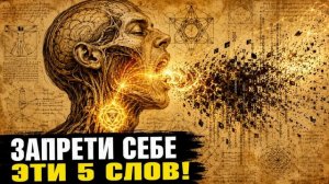 СЛОВА, КОТОРЫЕ РАЗРУШАЮТ ТВОЮ ЖИЗНЬ: немедленно запрети себе их произносить!