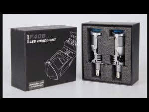 F40b Установка и сведение ближнего с дальний Светодиодные мини линзы H4 F40b