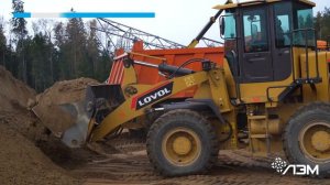 Устройство лежневых монтажных площадок и лежневых дорог