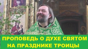 Троица. Проповедь о Духе Святом. Священник Валерий Сосковец