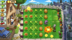 🌻Plants Vs Zombies #1 — Прохождение 10-ти LvL-ов Лужайки🧟