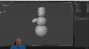 3. Finishing the snowman