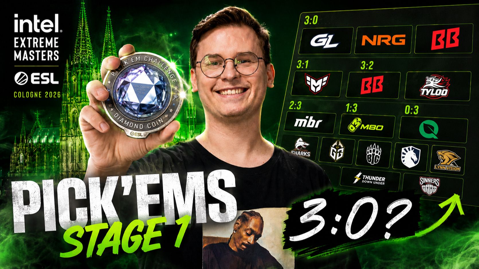 МОЙ PICK'EM НА IEM COLOGNE 2026 STAGE 1 Ft GromoZeka