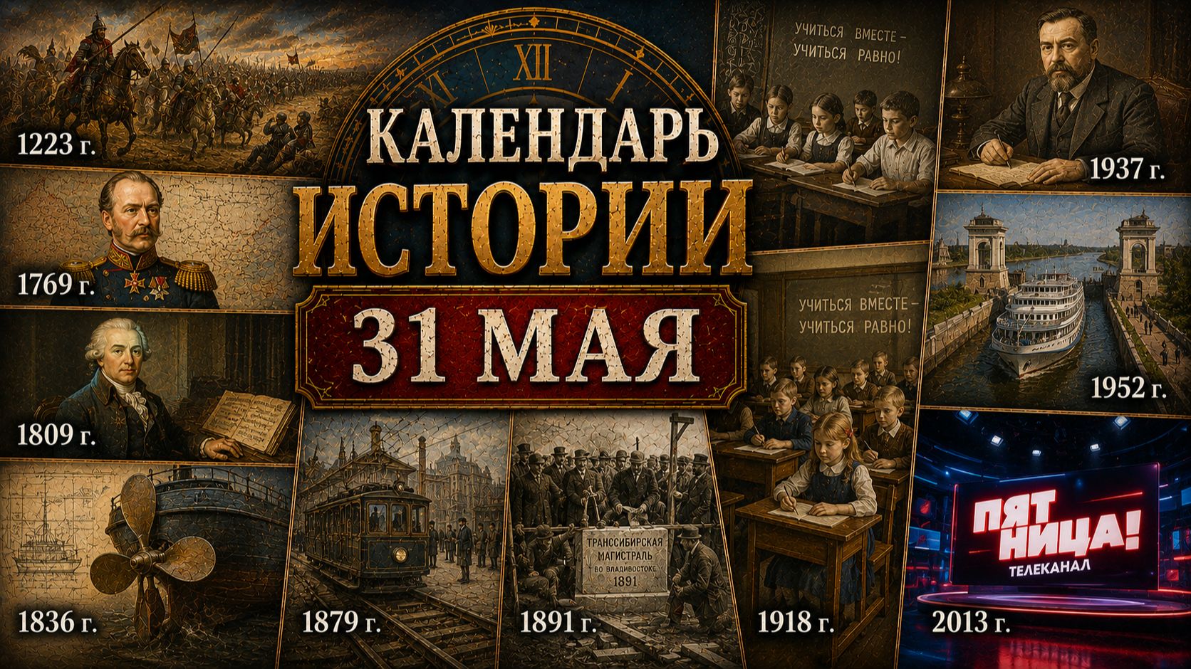 КАЛЕНДАРЬ ИСТОРИИ 31 МАЯ